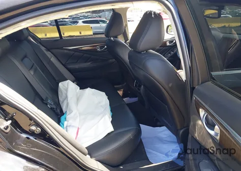 2018 Infiniti Q50 3.0T Luxe z USA, uszkodzony, nr VIN JN1EV7AR6JM441027